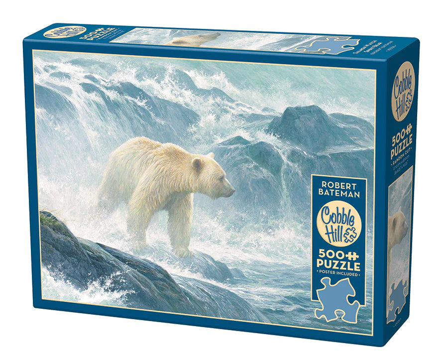 Cobble Hill - Salmon Watch - Spirit Bear (500-Piece Puzzle)