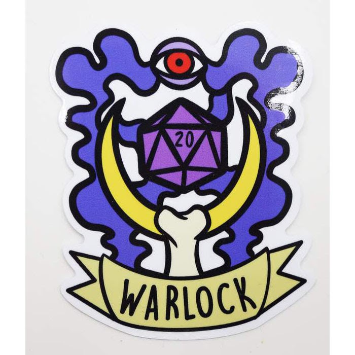 Banner Class Sticker: Warlock