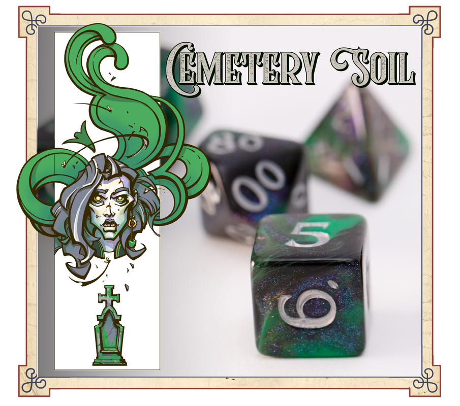 Baron Smellybones Scented Cemetery Soil Dice