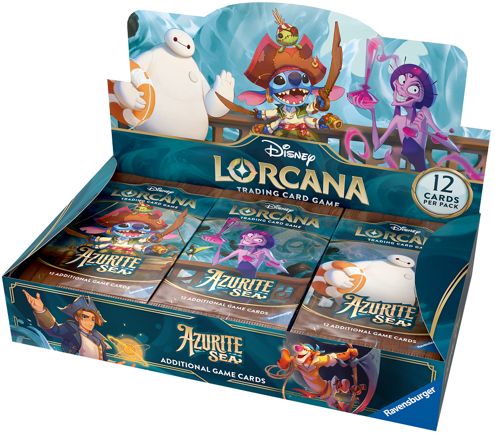 Disney Lorcana: Azurite Sea: Booster Display