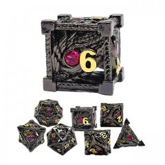 Hollow Metal Dice: Mystic Dragon Gem