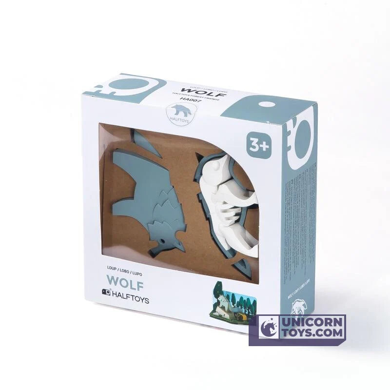 Wolf - Magnetic 3D Puzzle Diorama