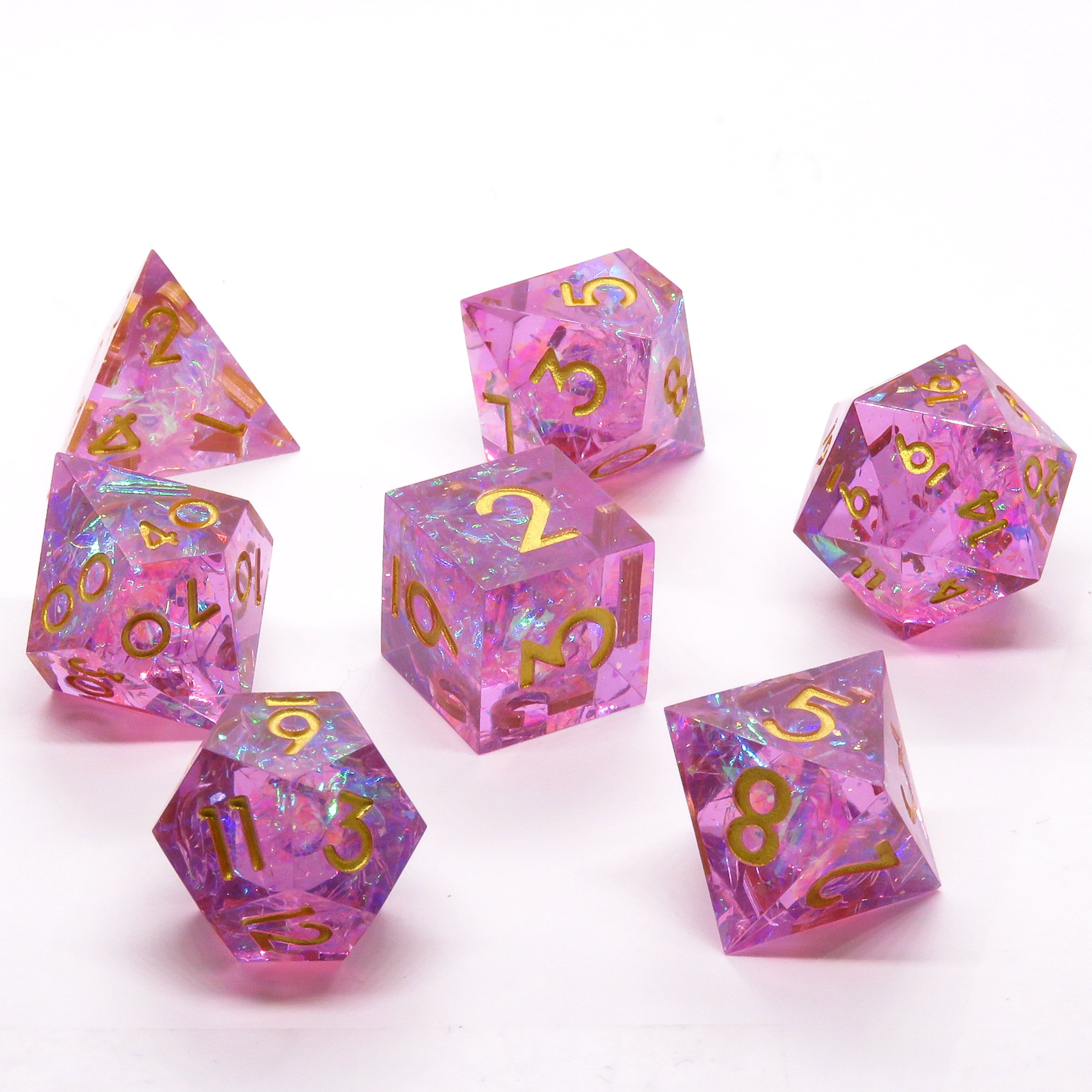 GenCon 2021 Sharp orders Edge Pyre Resin Dice Set