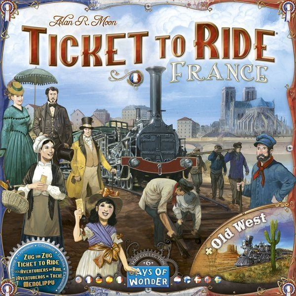 Table Top Cafe Ticket to Ride: Map Collection: Volume 6 - France/Old West