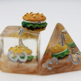 Table Top Cafe Hamburger RPG Dice Set