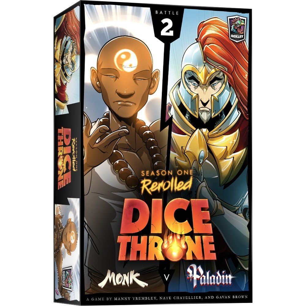 Table Top Cafe Dice Throne: Season One Rerolled: Monk vs Paladin