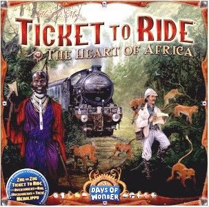 Table Top Cafe Ticket to Ride: Map Collection: Volume 3 - The Heart of Africa