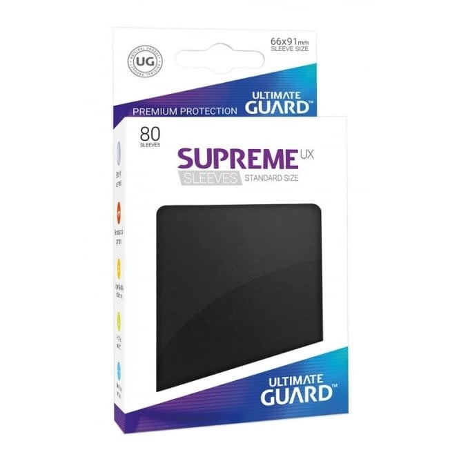 Table Top Cafe Supreme UX Standard Sleeves - Black